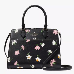 Kate Spade Madison Floral Waltz Medium Satchel purse handbag